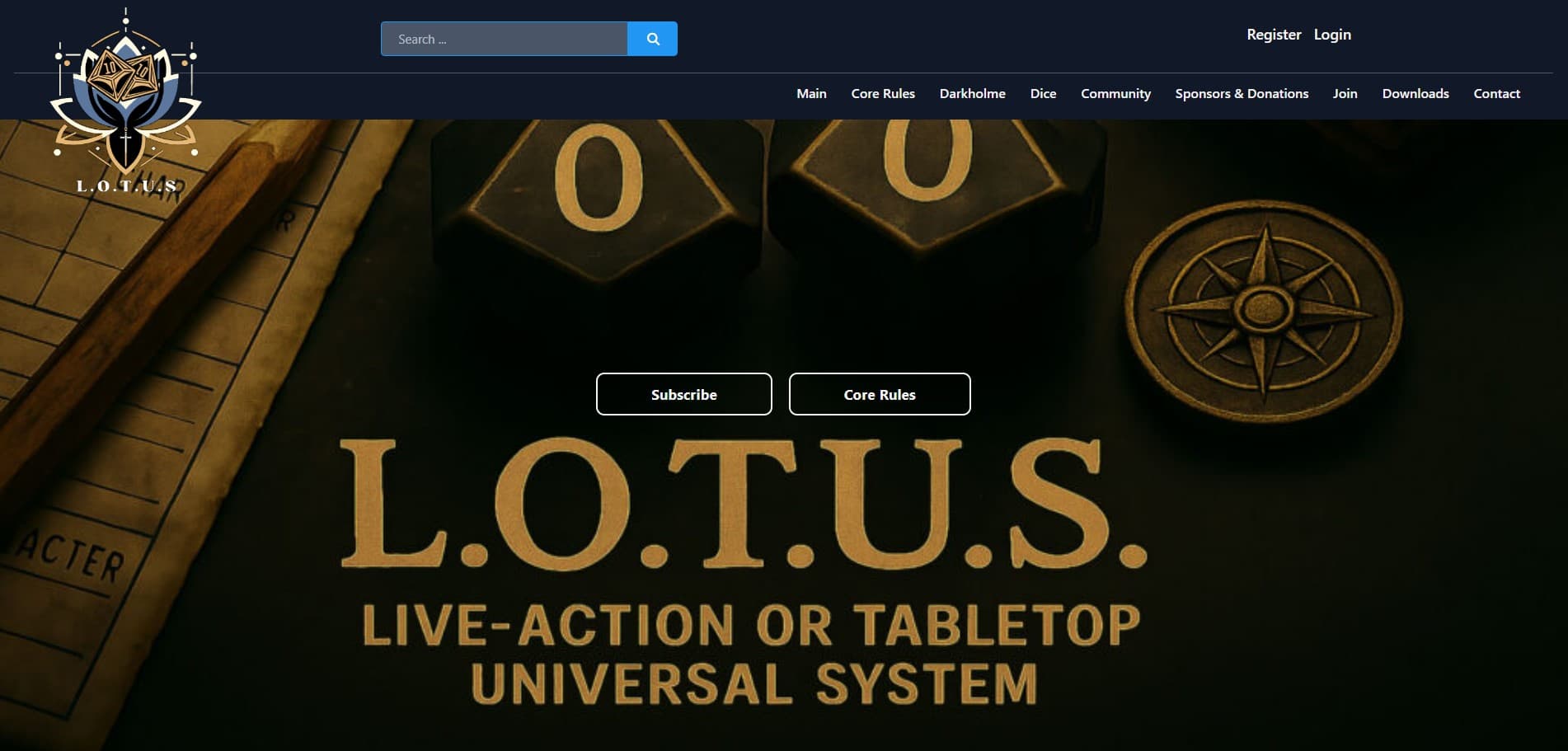 Lotus RPG Website